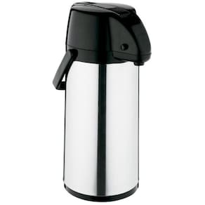 Garrafa Térmica Exclusiva 2,5 L Inox/preto Café Escritório