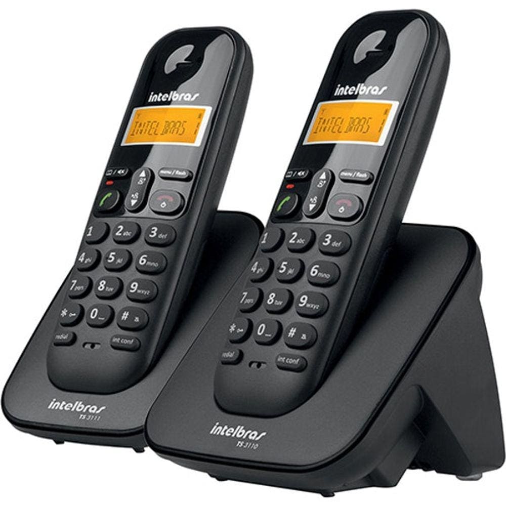 Telefone Sem Fio Intelbras TS 3112+ 1 Ramal