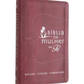 Bíblia Da Mulher De Fé - Nvi - Couro Soft Vermelho