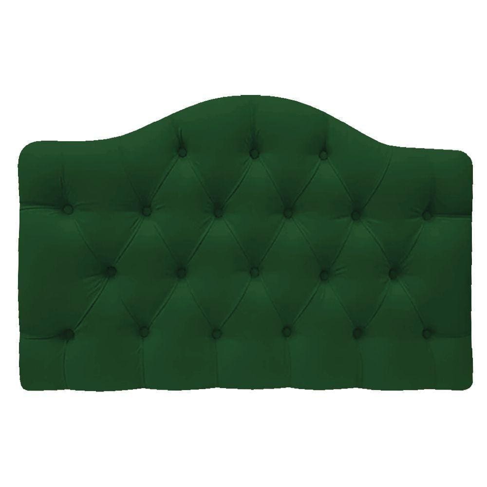 Cabeceira Suspensa Imperatriz 195 Cm King Size Suede Verde