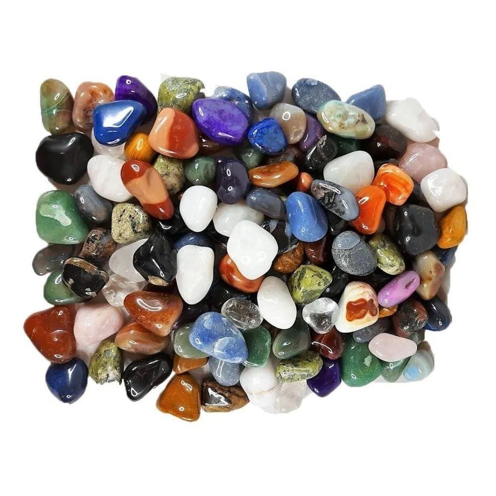 Pedra Rolada Natural Sortida Mista Medias 4-6cm 1kg