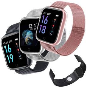 Smart Watch B57 Relógio Inteligente App Hero Band - Rosa