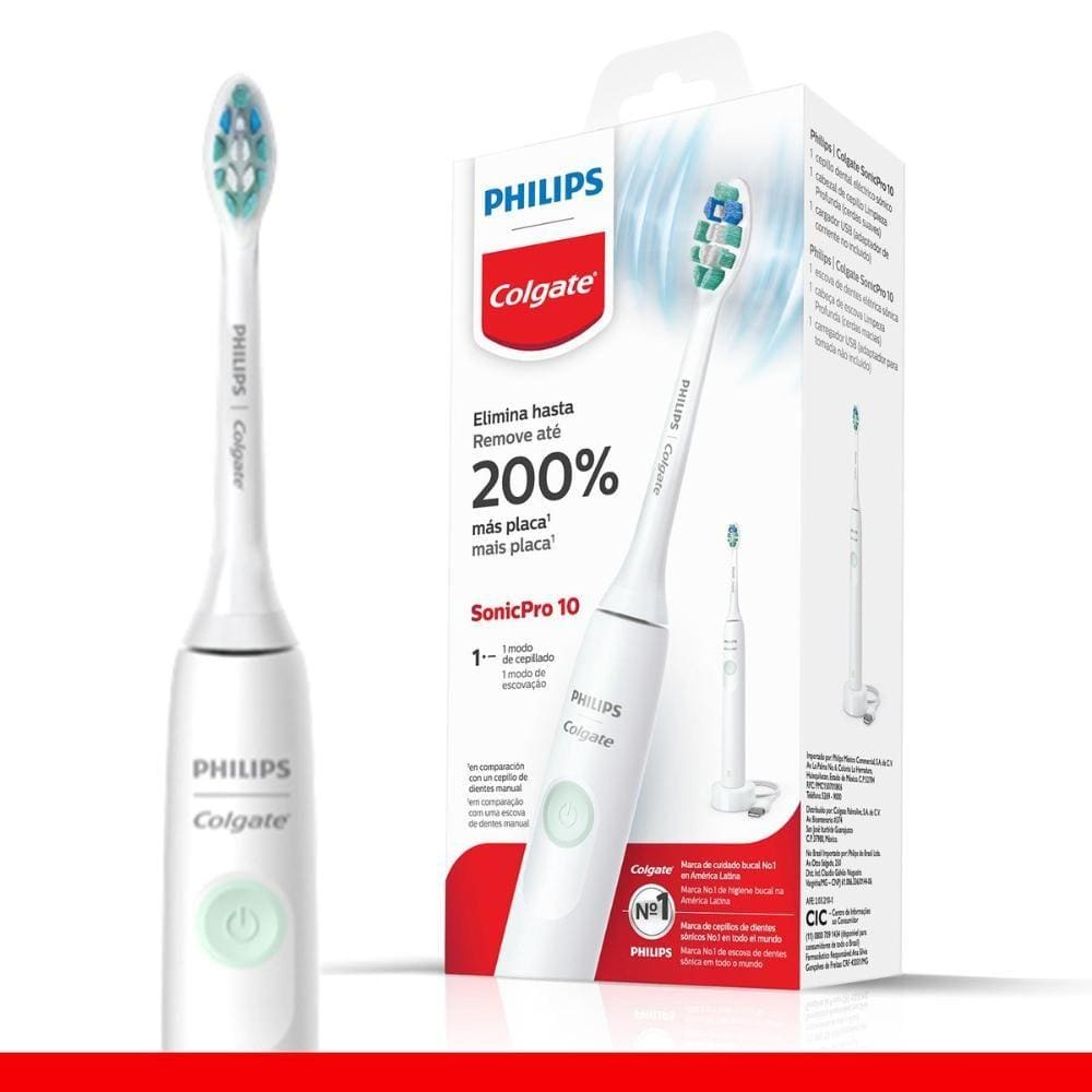 Escova de Dente Colgate Elétrica Philips SonicPro 10