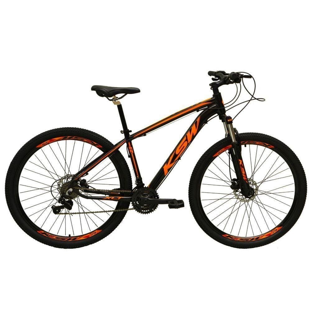 Bicicleta Aro 29 27v Freio Hidráulico K7 Preto Tam. 21