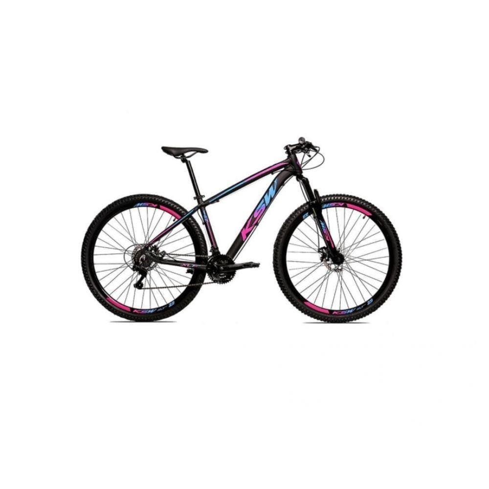 Bicicleta Aro 29 Ksw 27v Freio Hidráulico K7 Garfo com Trava