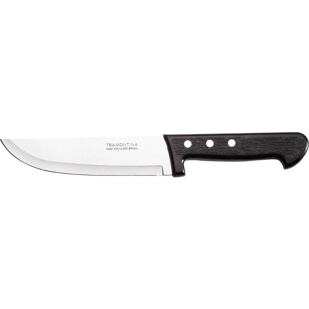 Faca Cozinha Inox 6” Cabo Preto Emb. c/ 12 Un. - Tramontina