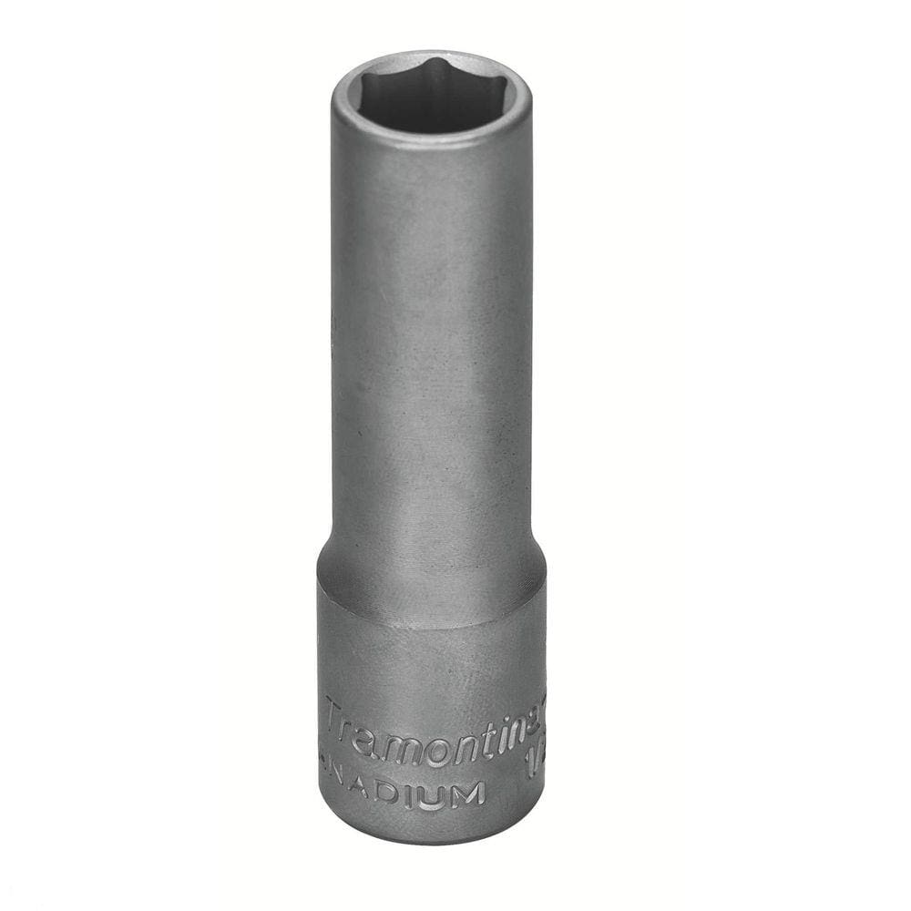 Soquete Sextavado Longo em Aço Cromo Vanádio 12 mm - Encaixe 1/2” Tramontina