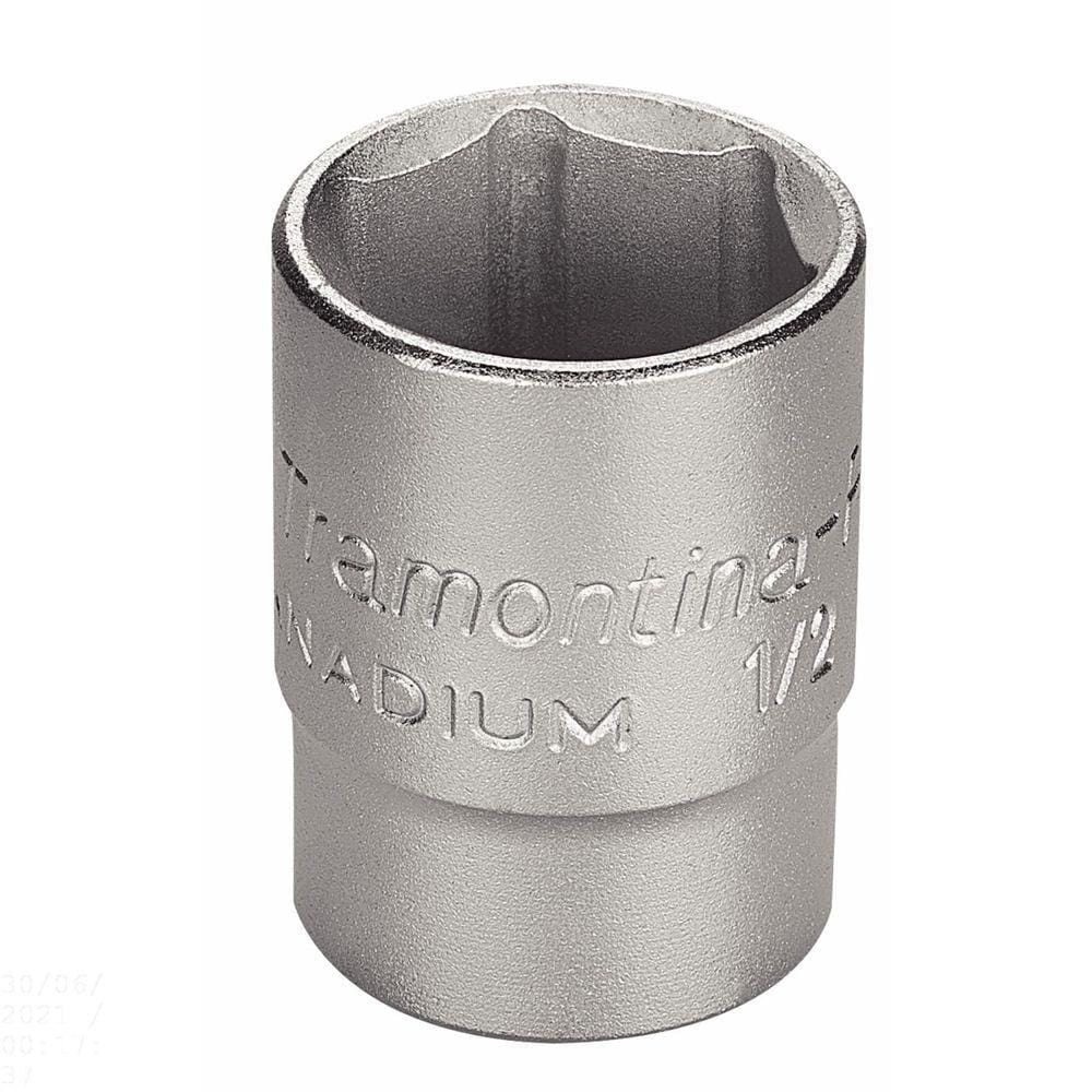 Soquete Sextavado em Aço Cromo Vanádio 16 mm - Encaixe 1/2&quot; Tramontina PRO Tramontina