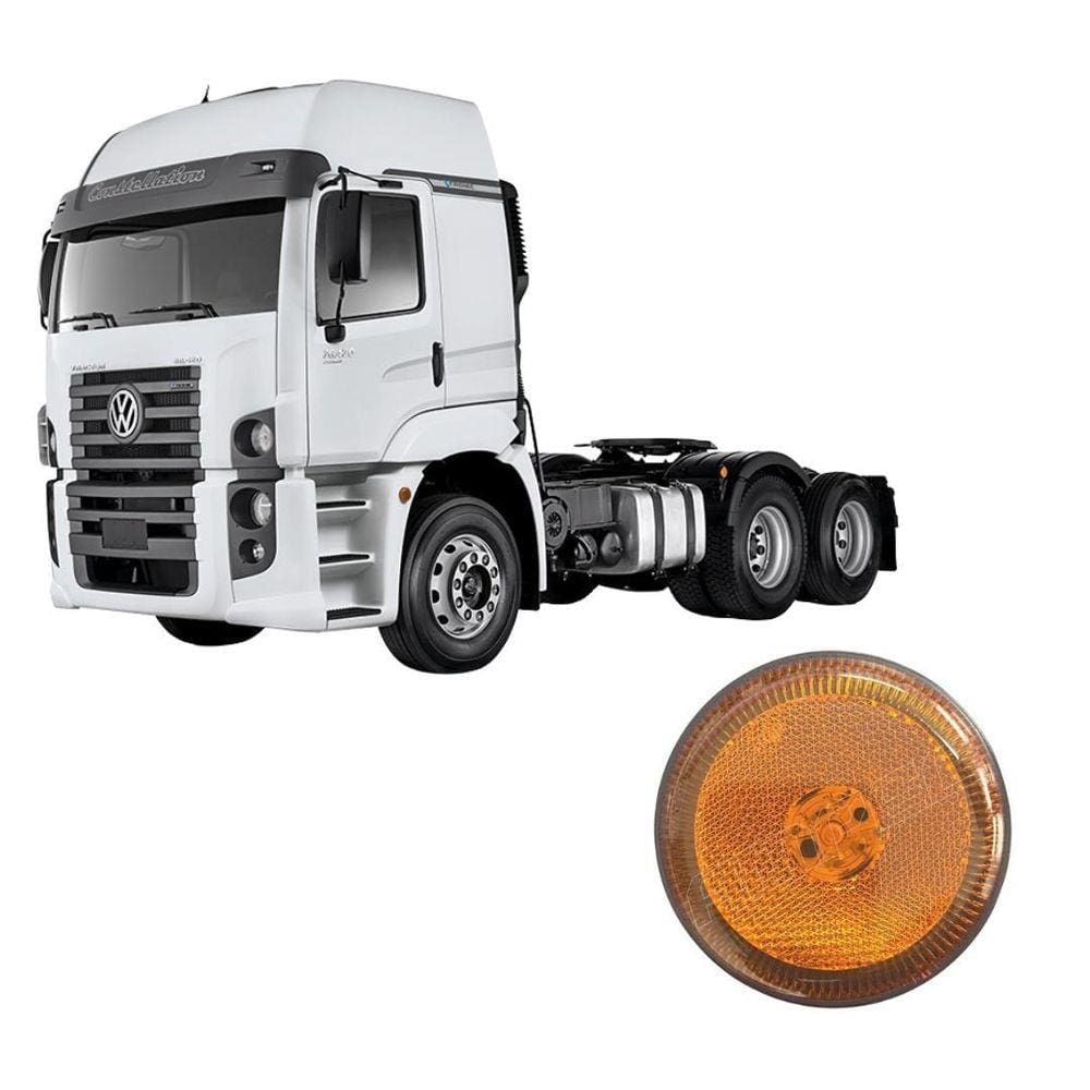 Lanterna Lateral Led Amarela Vw Constellation Após 2012