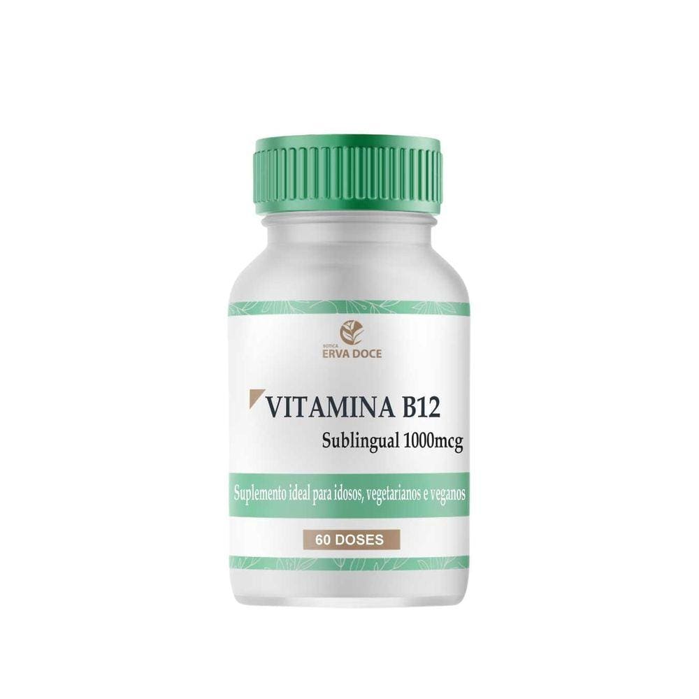 Vitamina B12 1000Mcg 60 Capsulas Sublinguais