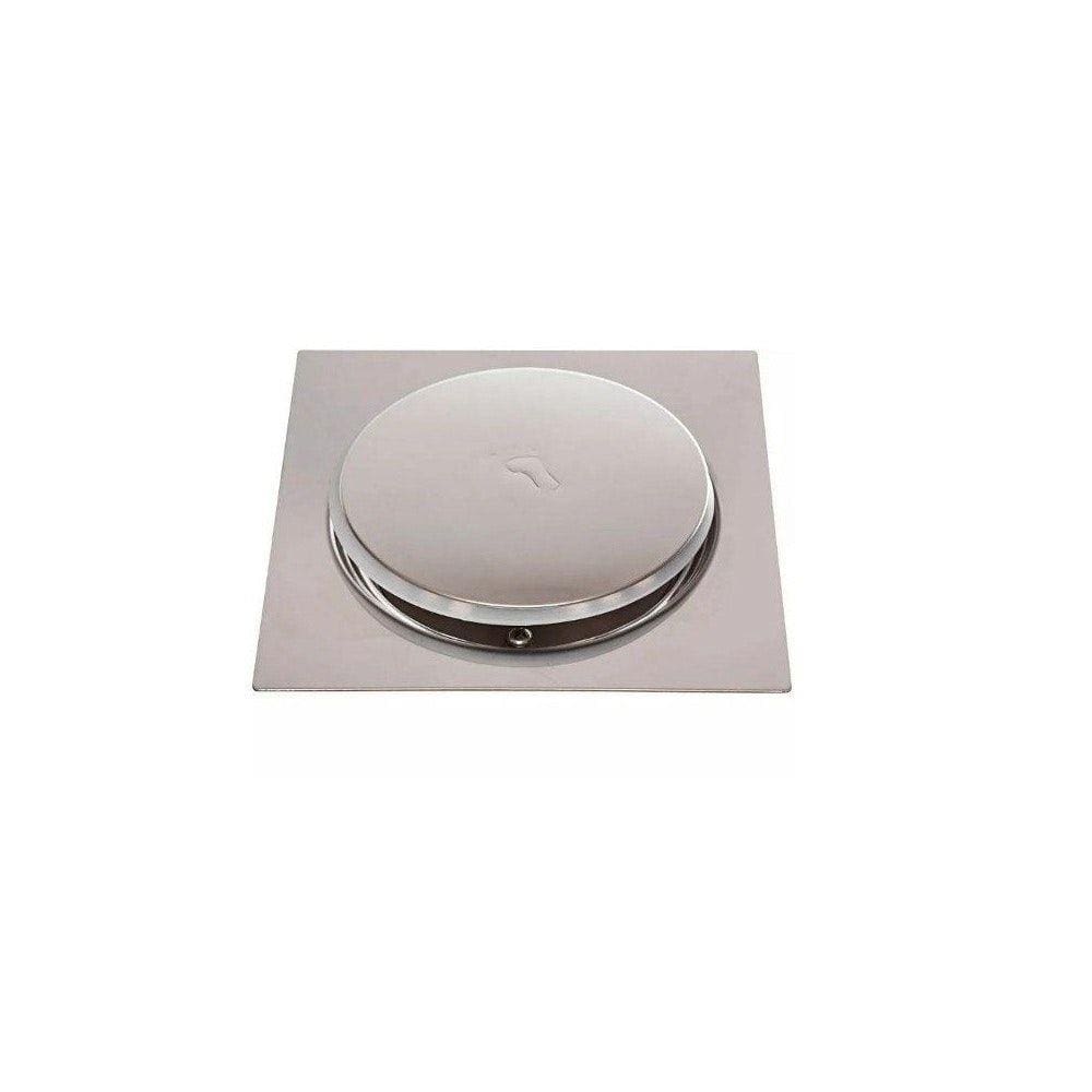 Ralo inteligente click up pop aço inox 15x15cm veda cheiro