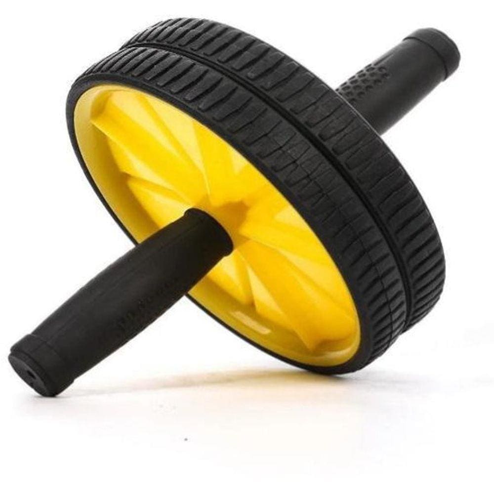 Kit Roda De Abdominal E Lombrar 18cm + Tapete Wct Fitness