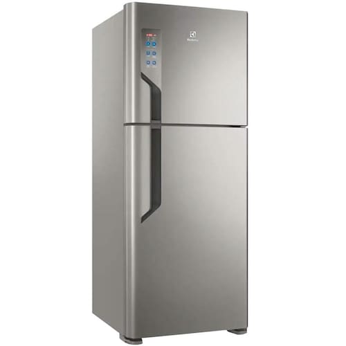 imagem-Geladeira Electrolux TF55S Frost Free Inox com Prateleira Reversível Platinum - 431 litros - 110v