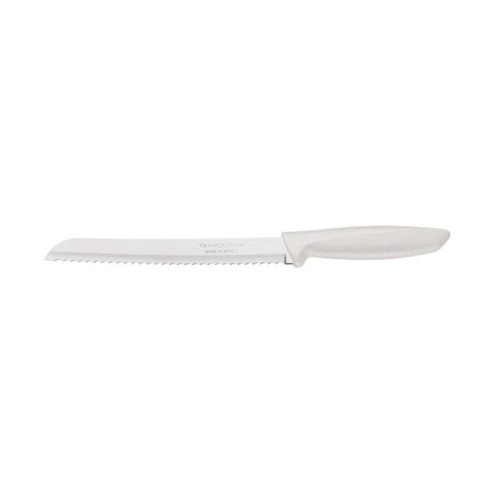 Faca para Pão Tramontina Plenus Inox Off White 8``