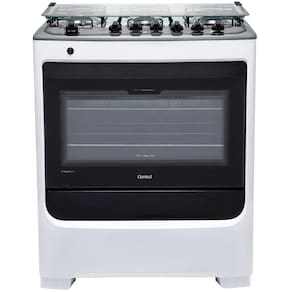 Fogão a Gás de Piso 6 Bocas Mesa em Aço Inox CFS6NAB Consul