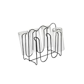 Porta Copos New Black - 6 Lugares