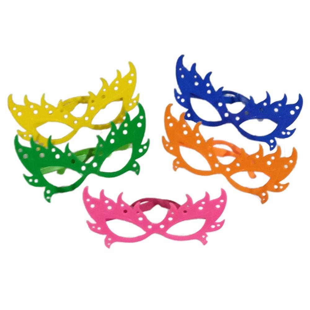 Óculos Sem Lentes Colorido Carnaval - 10 Unidades