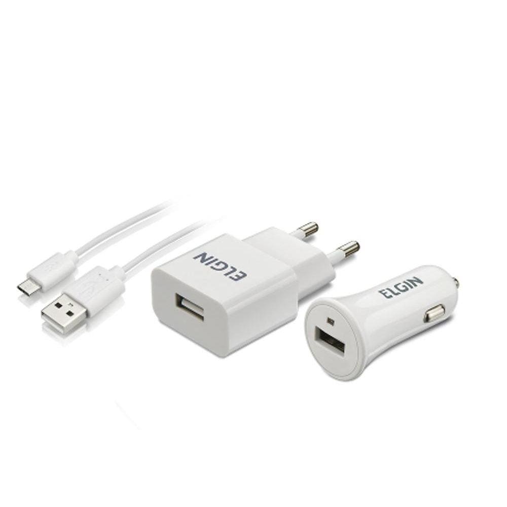 Kit de Carregador USB 21x15x4cm
