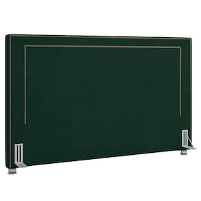 Cabeceira Cama Box Casal Queen 160cm Mali P02 Veludo Verde Musgo - Mpozenato