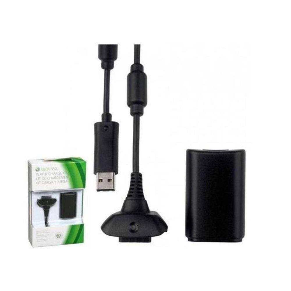 Carregador play e charge controle xbox 360