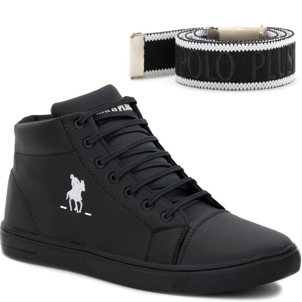 Kit 2 tenis polo play esporte azul cinza polo joy | Ponto