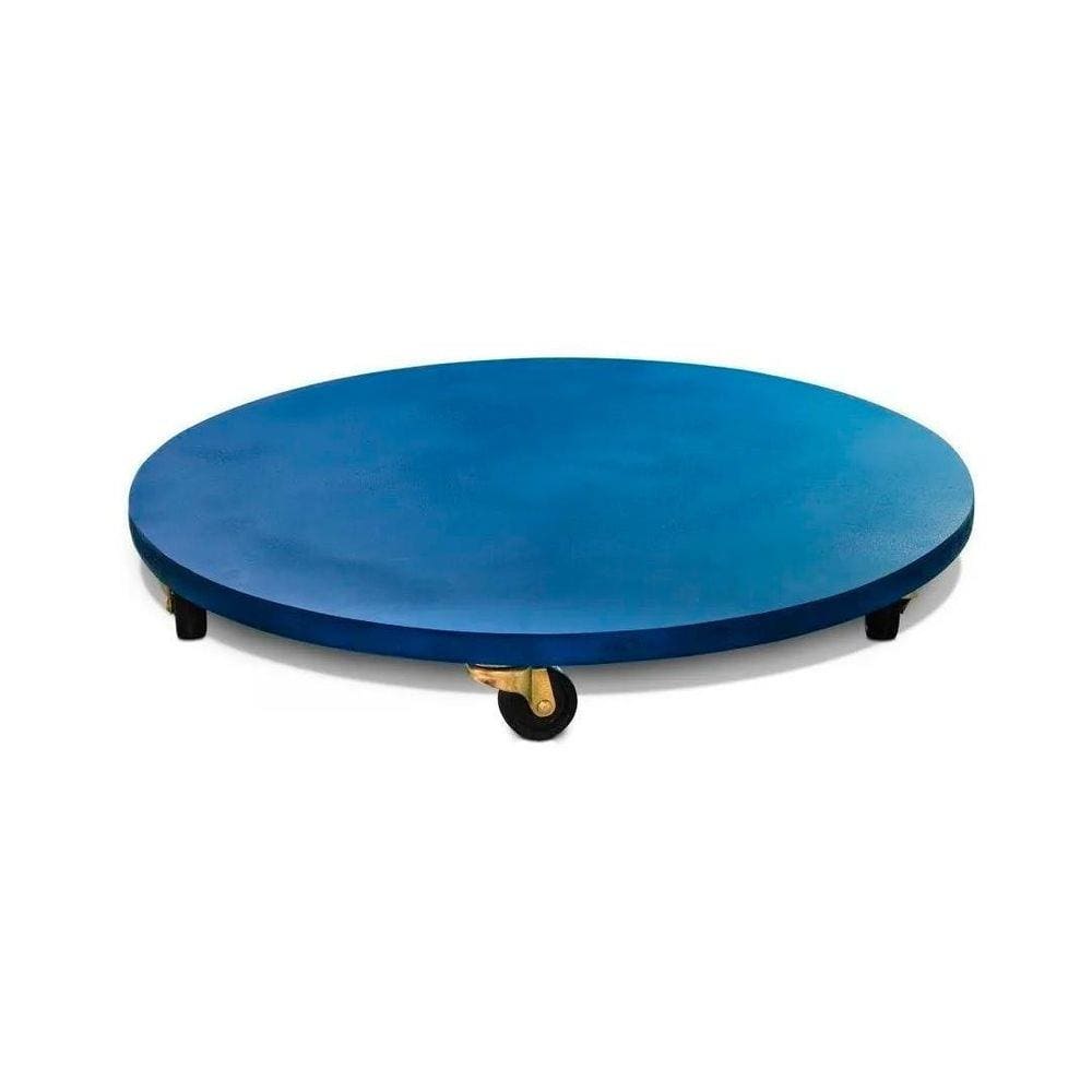 Carrinho Roller Carga Deslizante Azul Capacidade 300 Kilos
