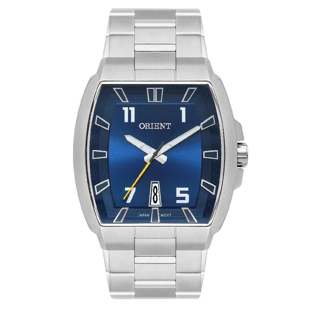 Relógio Orient Masculino Azul Gbss1054 D2Sx Caixa Retangular
