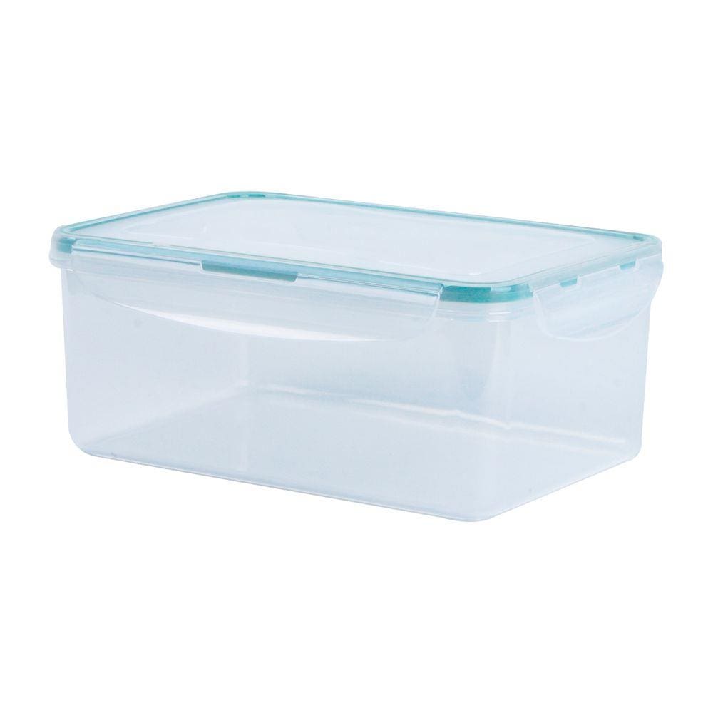 Pote 2300 Ml Hermético De Plástico Transparente Retangular - Oikos