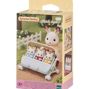 Sylvanian Families Carrinho Para Trigêmeos Epoch 5533