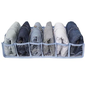 Colmeia Organizadora De Gavetas Transparente Com 6 Divisórias Organizador De Roupas Fitness
