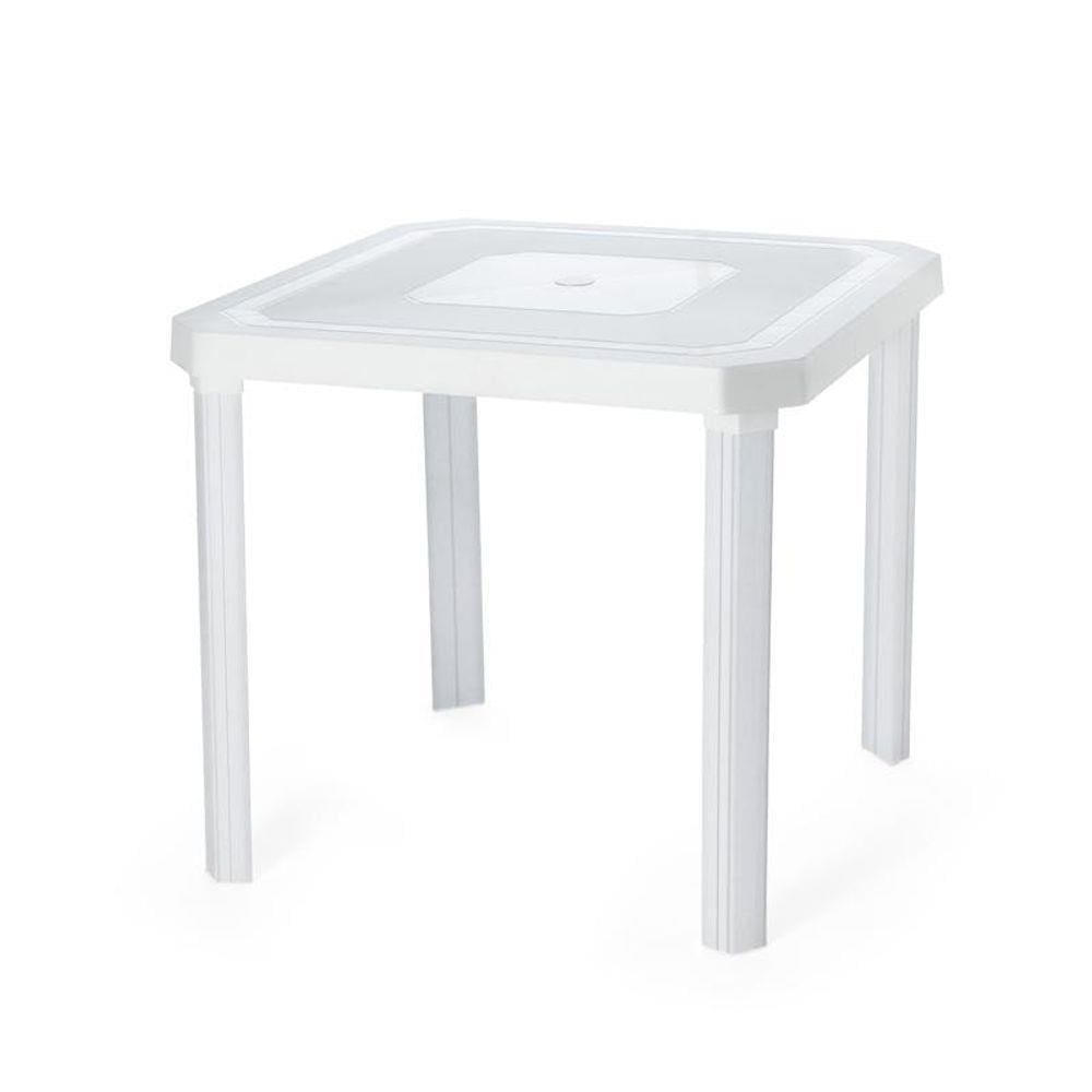 Mesa Quadrada Desmontável 80Cm Bar Praia Jardim Cozinha Br