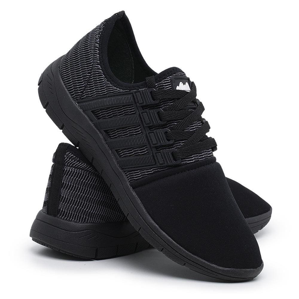 Tênis Masculino Nylon Cadarço Textura Confortável Dia a Dia