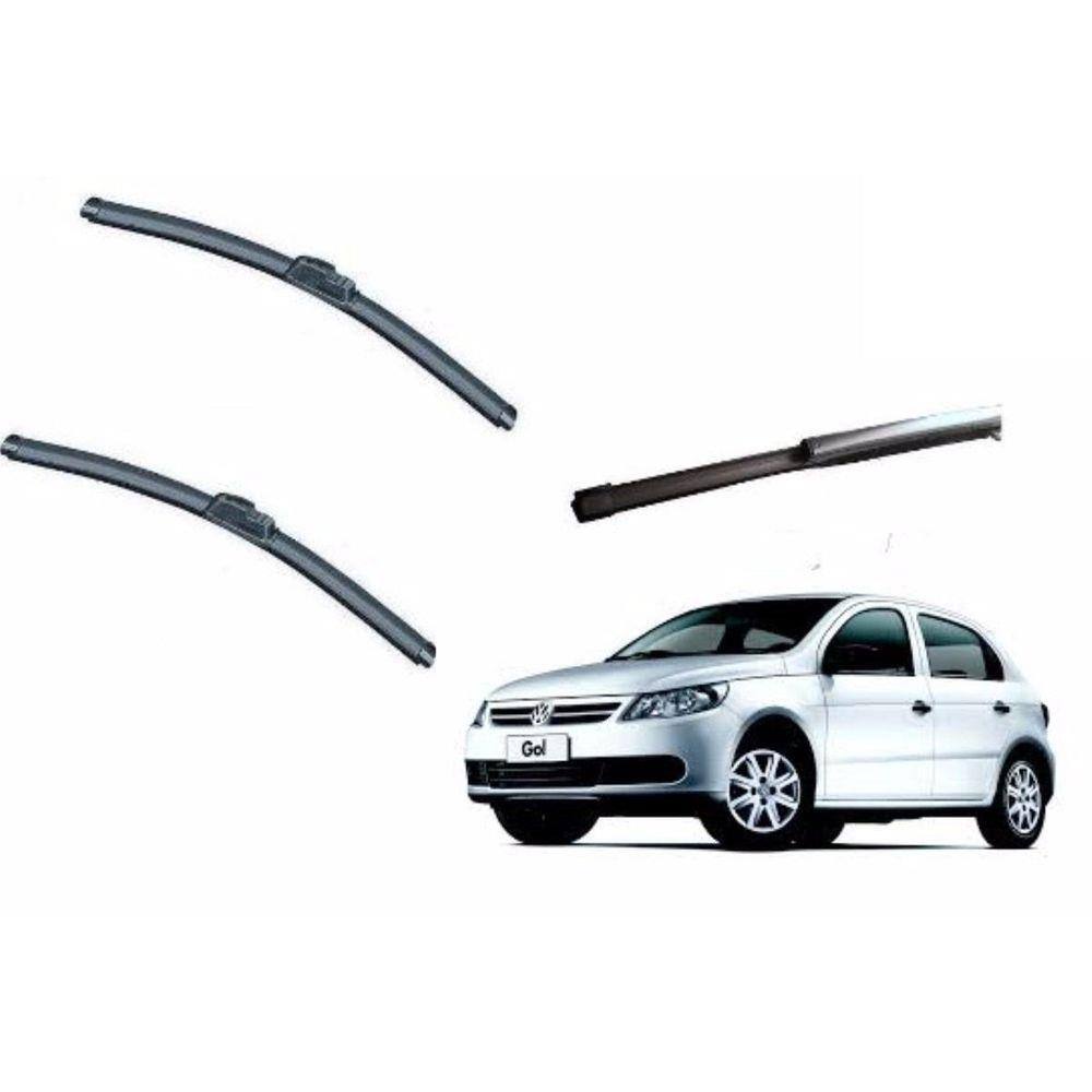 Kit Palheta Limpador Parabrisa Para-Brisa Volkswagen Gol G5