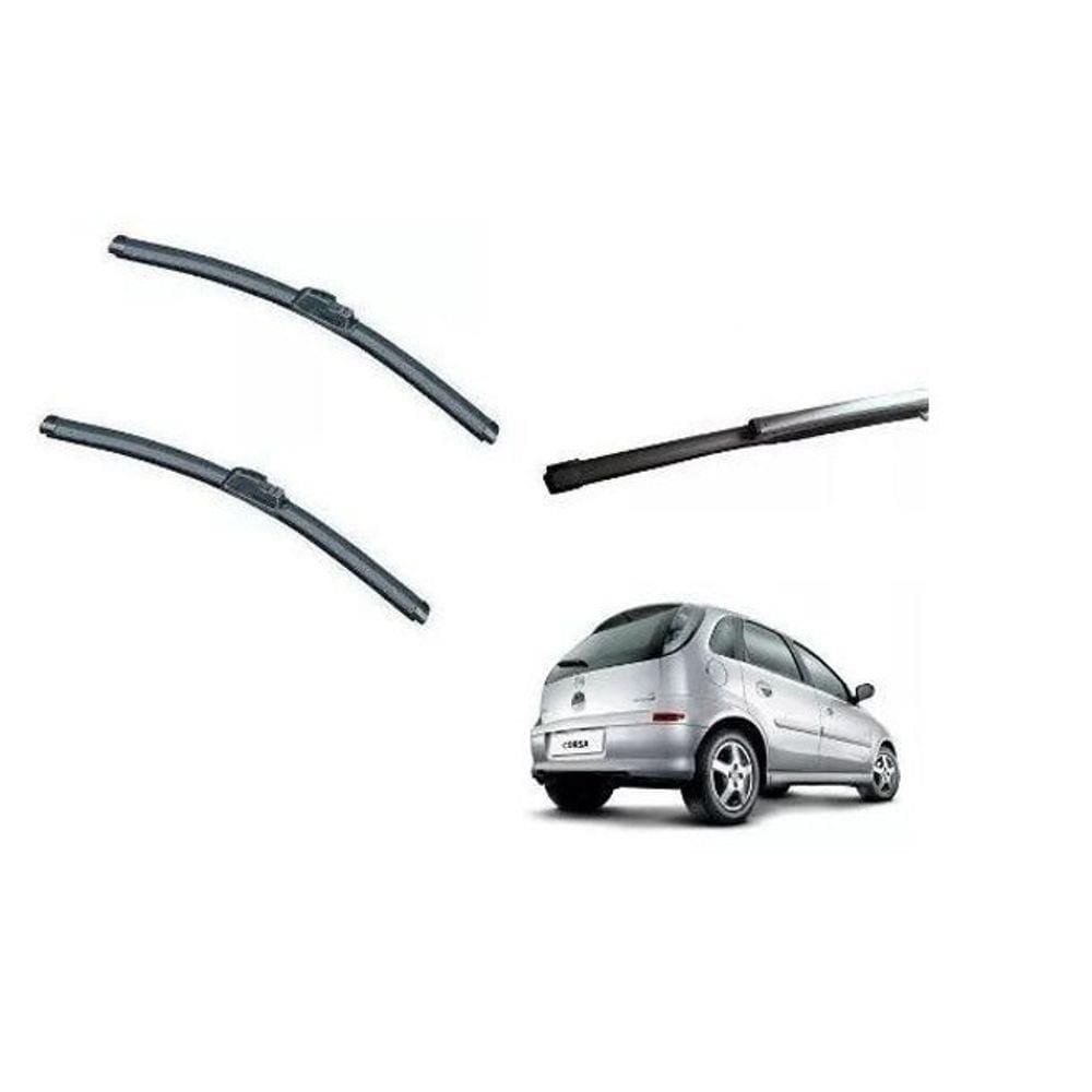 Kit Palheta Limpador Para-Brisa Corsa Hatch 2002 À 2012