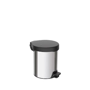 Lixeira com Pedal Tramontina 5 Litros Inox New