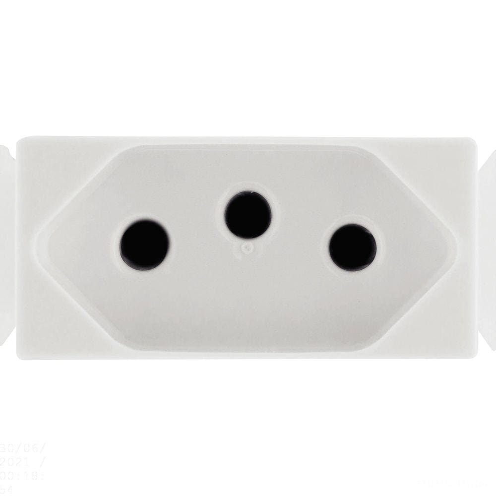 Módulo Tomada 2P+T Tramontina Aria 20 A 250 V Branco Tramontina