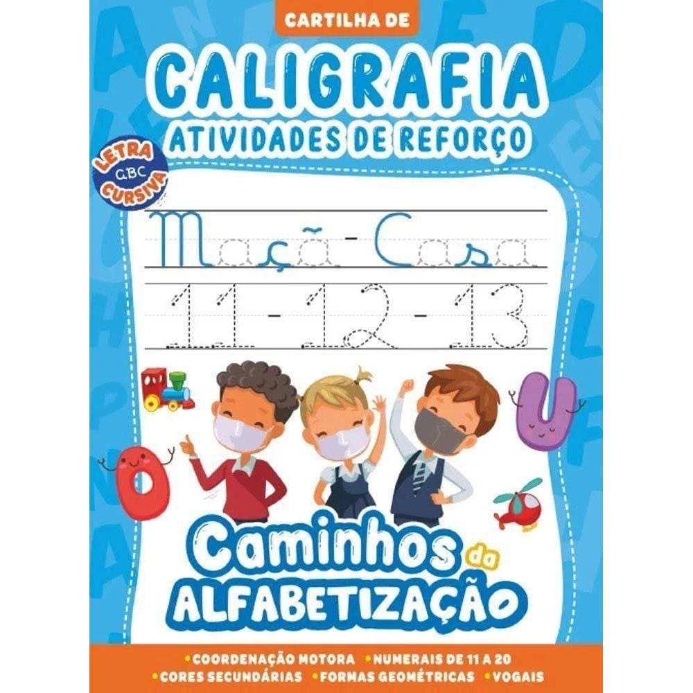 Livro Cartilha De Caligrafia - Atividades De Reforço Vol. 02