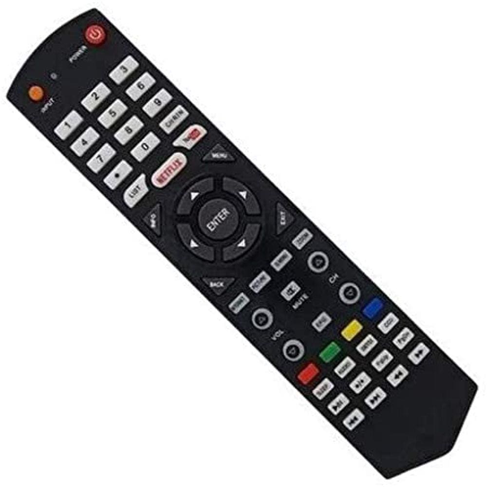 Controle Remoto Compatível Tv Semp Led Netflix e Youtube