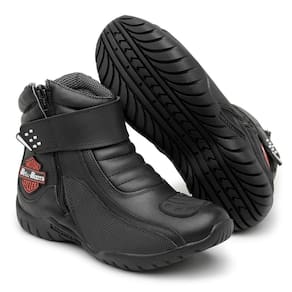 Bota Motociclista Masculina Slim Soft Cano Baixo Conforto