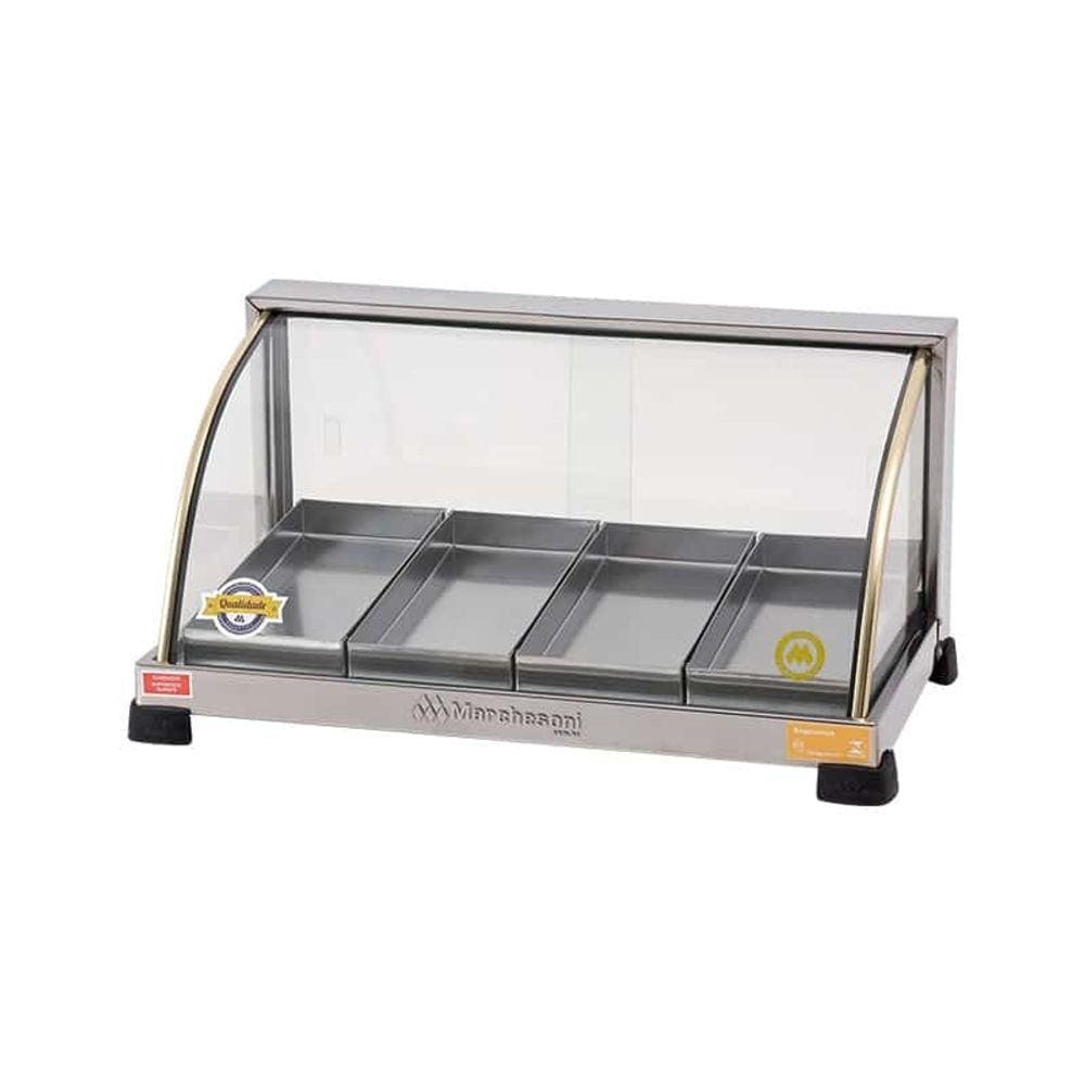 Estufa Ouro Vidro Curvo 4 Bandejas Marchesoni  2041  127v