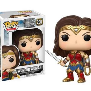 Funko Pop Wonder Woman 206 Liga Da Justiça