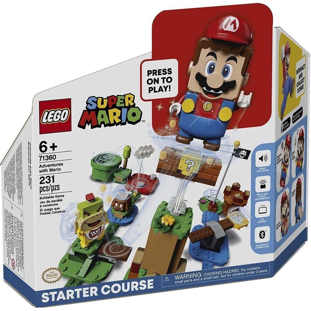 Lego Super Mario Aventuras Com Mario 231 Peças 6+ 71360