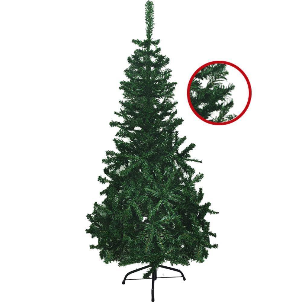Arvore de Natal 1 metro e 50 cm Pinheiro Natalino 346 Galhos Comemoraçao Casa Enfeite Festas