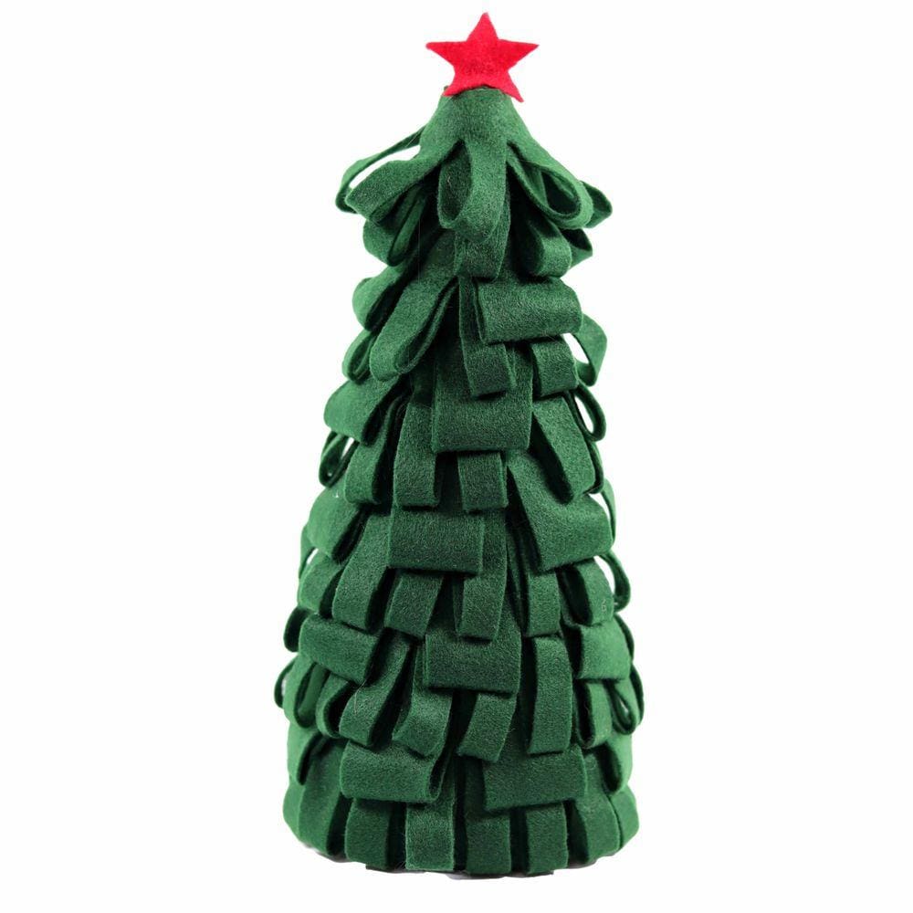 Enfeite De Natal Árvore De Poliester 25Cm Verde - Un