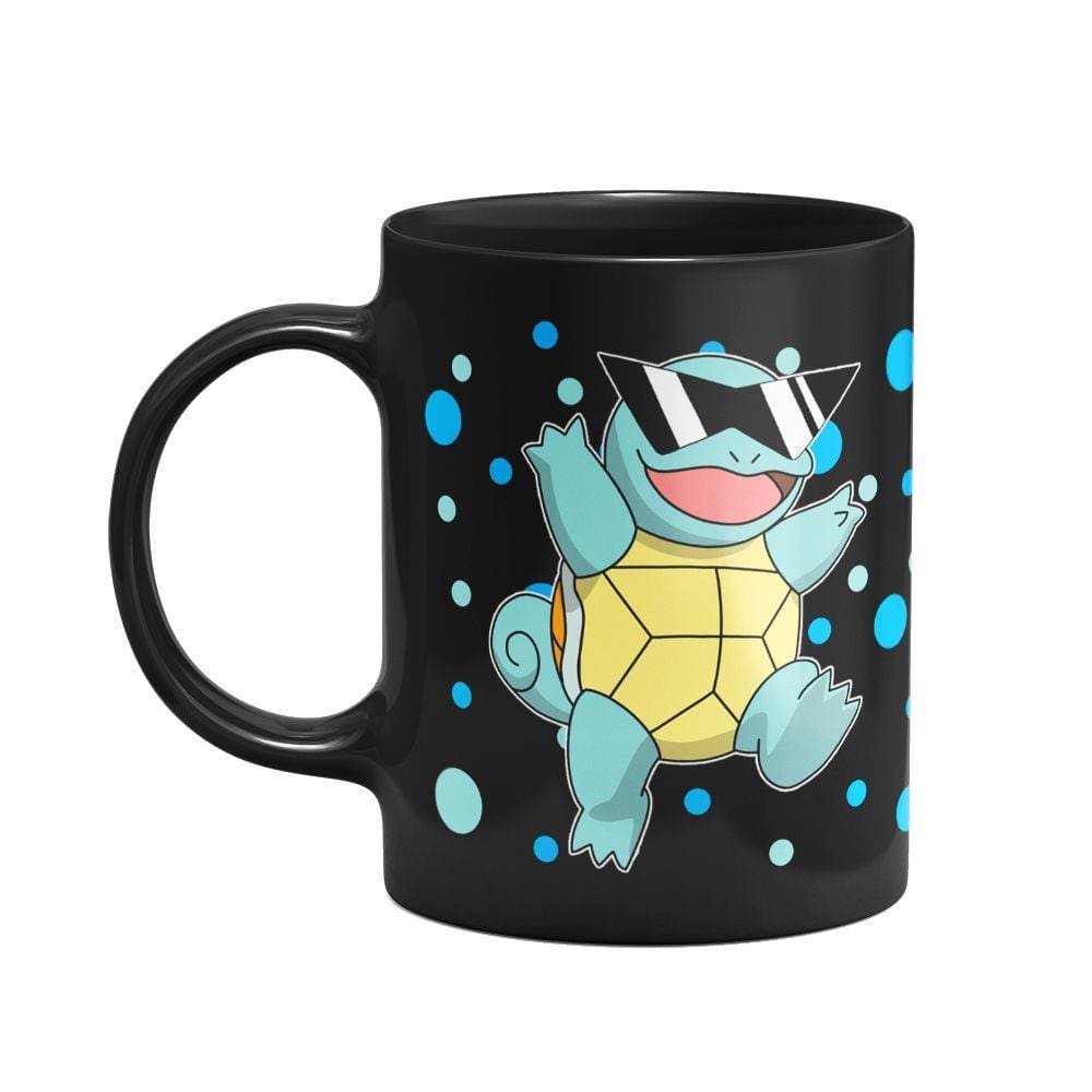 Caneca Pokémon - Squirtle Preta