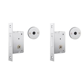 Fechadura Auxiliar Trava Tetrachave 2Pc Stam 1001 Inox Dupla