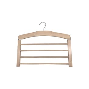 Cabide De Calça De Mandeira Para 4Pcs - Oikos