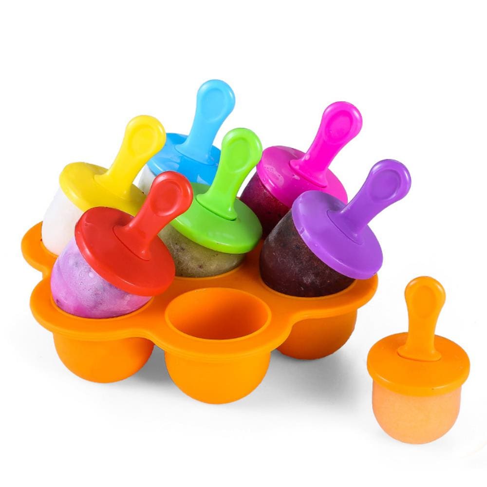 Forma Para 7 Picolés De Silicone - Mozcada