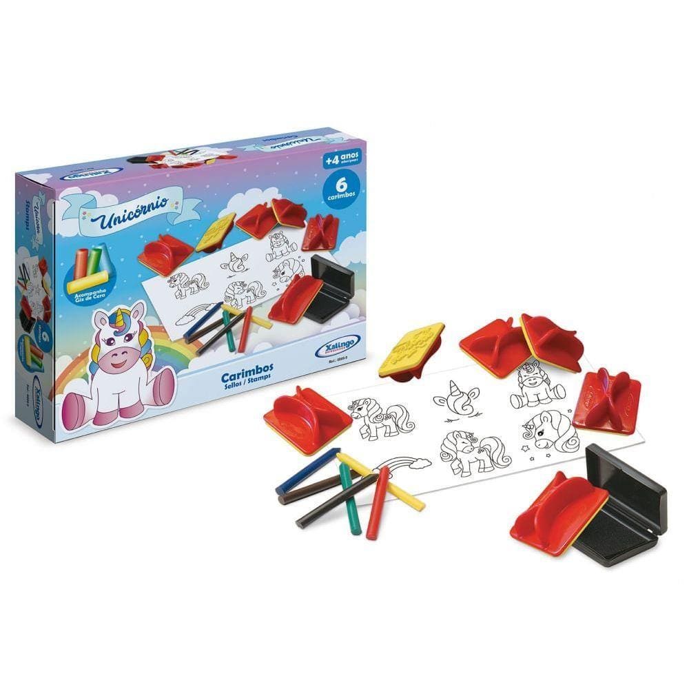 Carimbos Unicórnios Xalingo Brinquedos