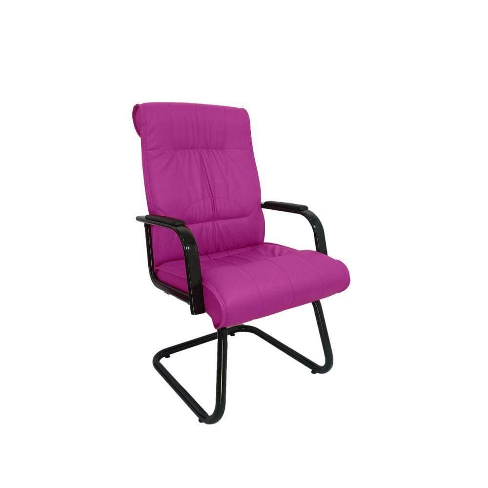 Cadeira Interlocutor Para Escritório Linha Itália Rosa